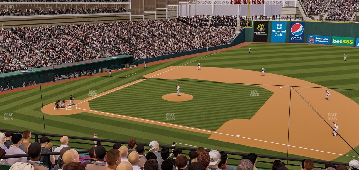 Progressive Field - Section 340 Seat View