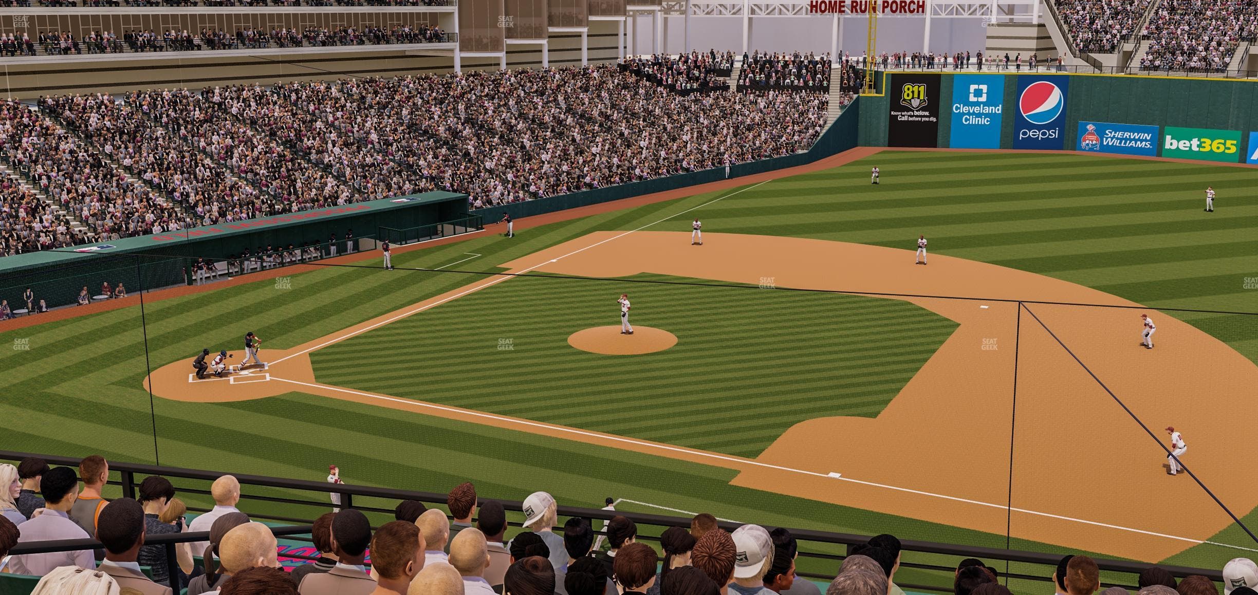 Progressive Field - Section 340 Seat View