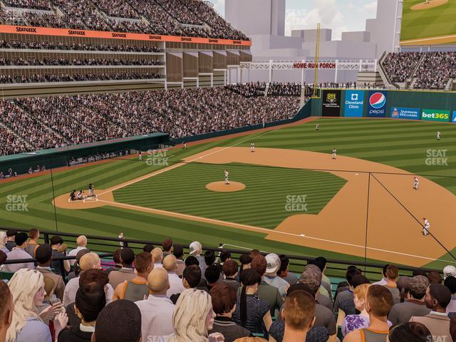 Progressive Field - Section 340 Seat View