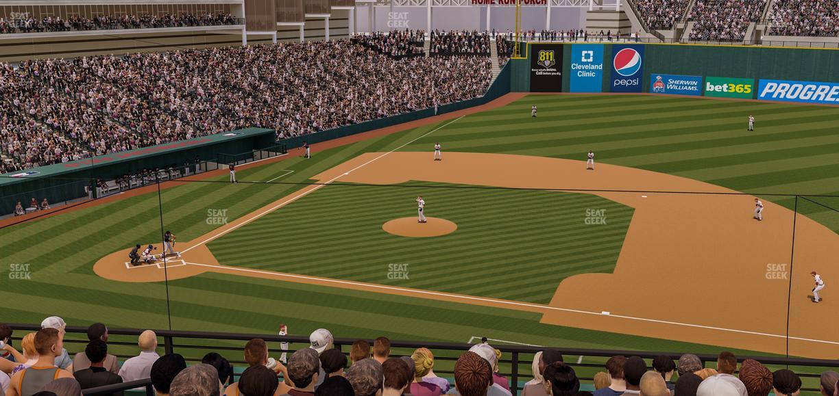 Progressive Field - Section 342 Seat View