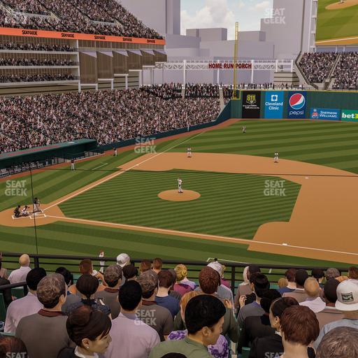 Progressive Field - Section 342 Seat View