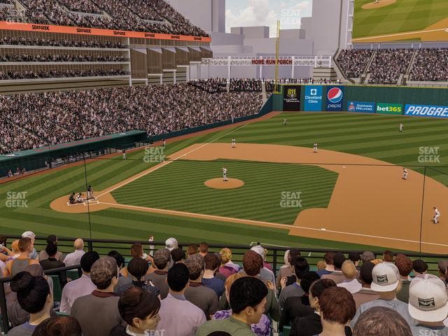 Progressive Field - Section 342 Seat View