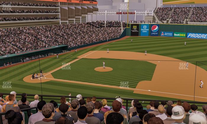 Progressive Field - Section 342 Seat View