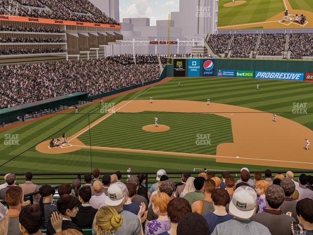 Progressive Field - Section 344 Seat View