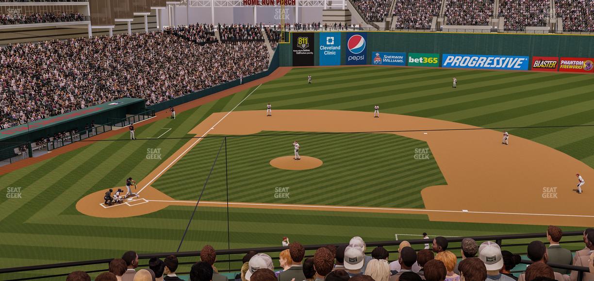 Progressive Field - Section 346 Seat View