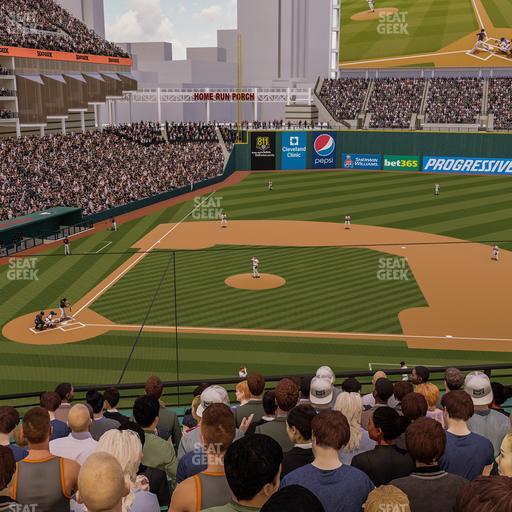 Progressive Field - Section 346 Seat View