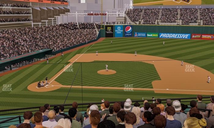 Progressive Field - Section 346 Seat View