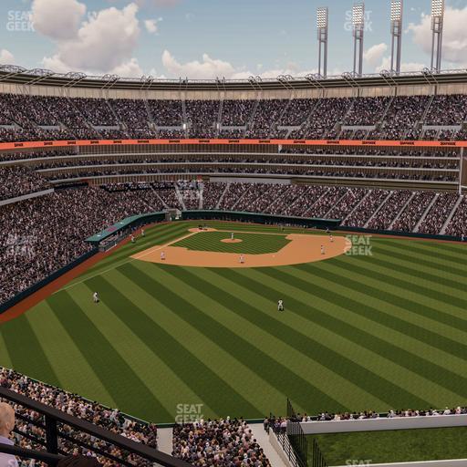 Progressive Field - Section 403 Seat View