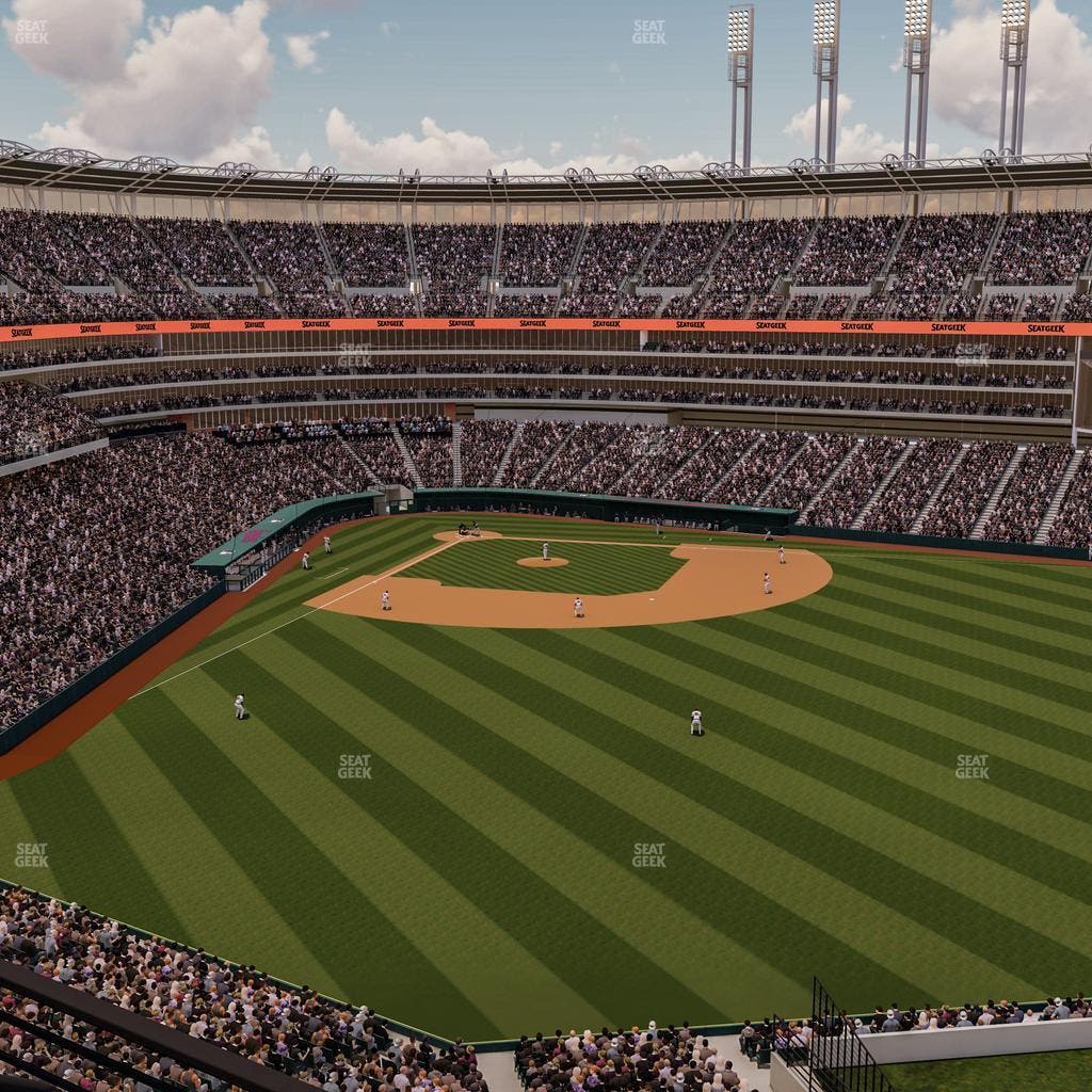 Progressive Field - Section 404 Seat View