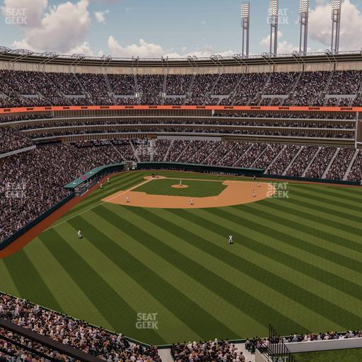 Progressive Field - Section 404 Seat View