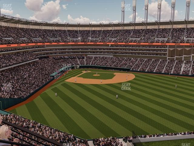 Progressive Field - Section 404 Seat View