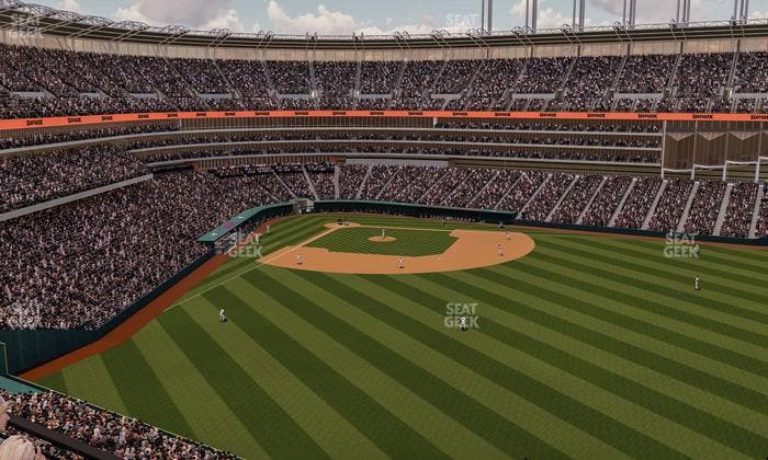 Progressive Field - Section 404 Seat View