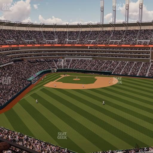 Progressive Field - Section 405 Seat View