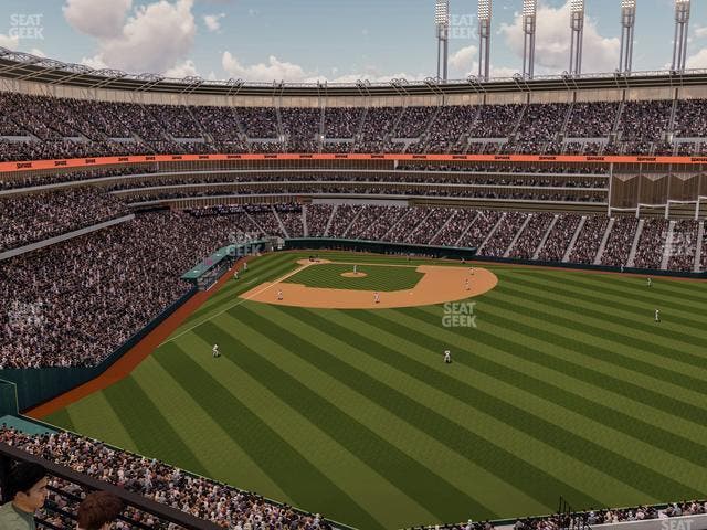 Progressive Field - Section 405 Seat View