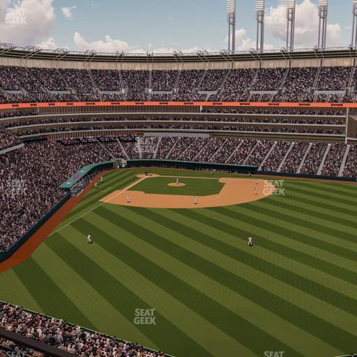 Progressive Field - Section 406 Seat View