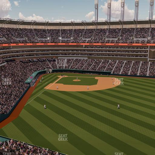 Progressive Field - Section 408 Seat View