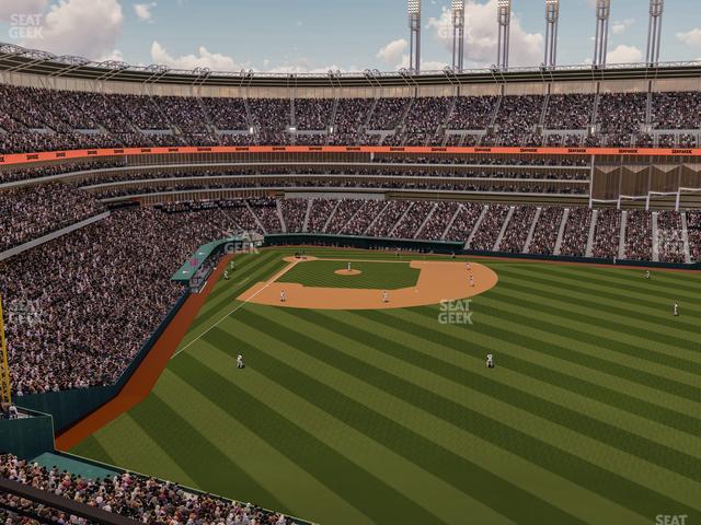 Progressive Field - Section 408 Seat View