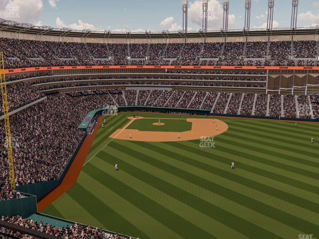 Progressive Field - Section 409 Seat View