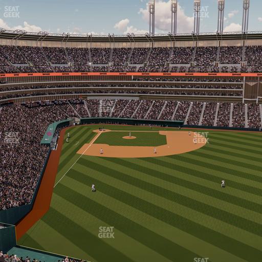 Progressive Field - Section 410 Seat View