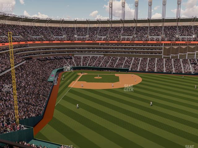 Progressive Field - Section 410 Seat View
