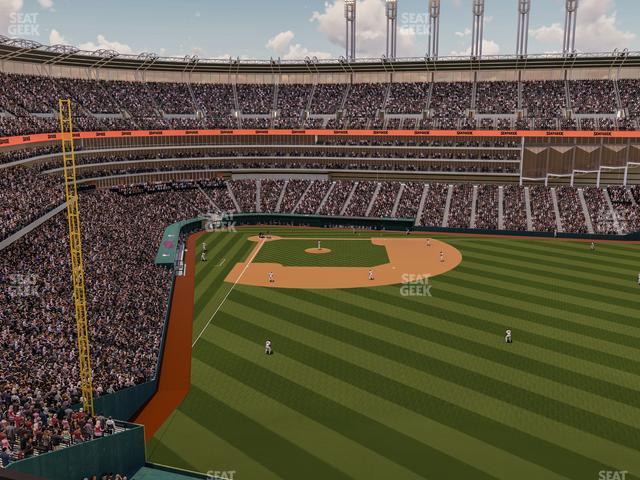 Progressive Field - Section 411 Seat View