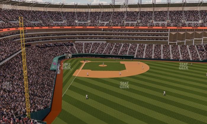 Progressive Field - Section 411 Seat View