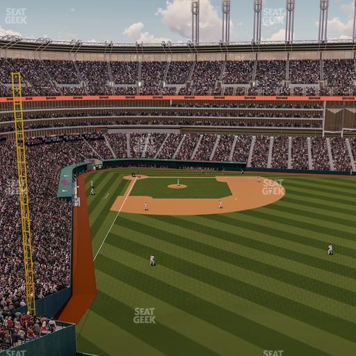 Progressive Field - Section 412 Seat View