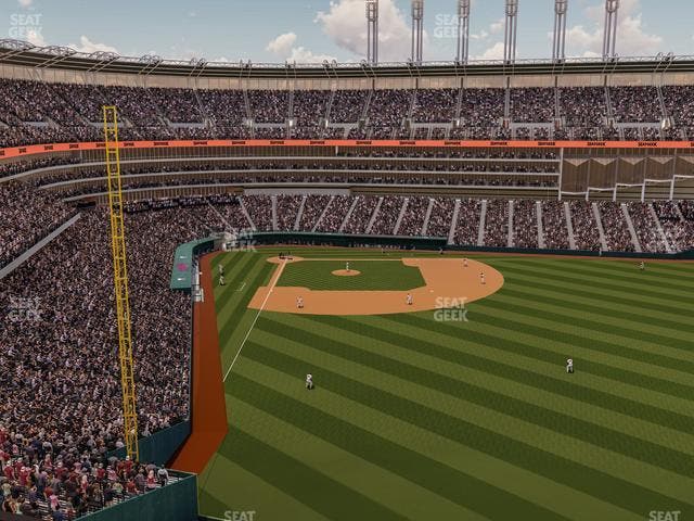 Progressive Field - Section 412 Seat View