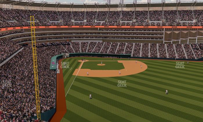 Progressive Field - Section 412 Seat View