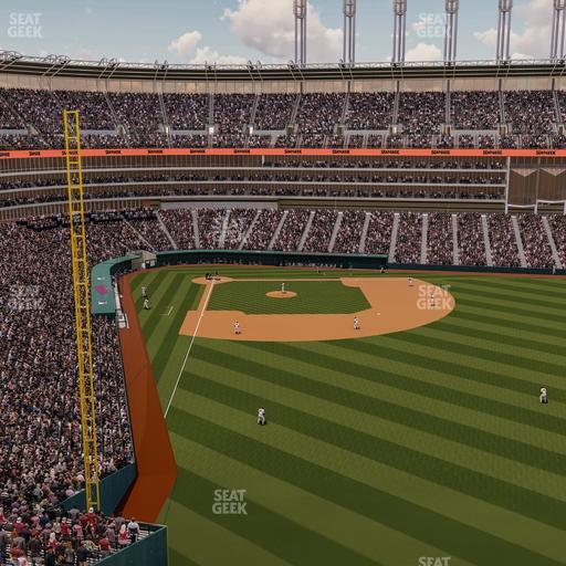 Progressive Field - Section 413 Seat View