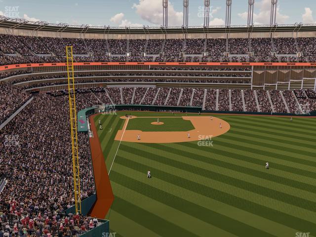 Progressive Field - Section 413 Seat View