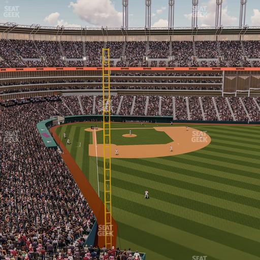 Progressive Field - Section 415 Seat View