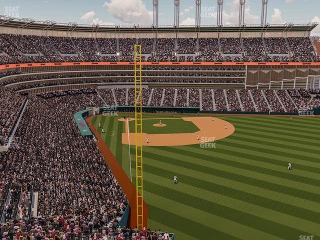 Progressive Field - Section 415 Seat View