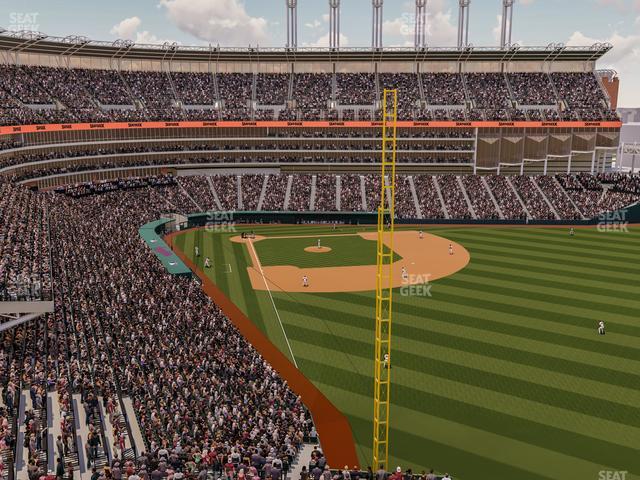 Progressive Field - Section 417 Seat View