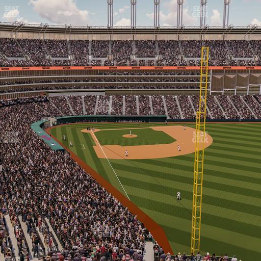 Progressive Field - Section 418 Seat View