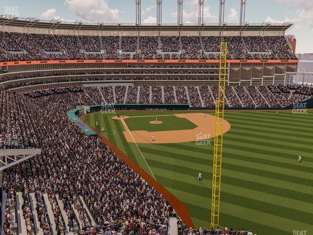 Progressive Field - Section 418 Seat View