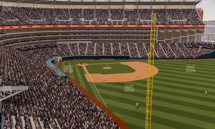 Progressive Field - Section 418 Seat View