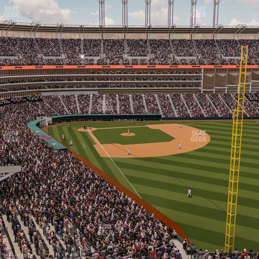 Progressive Field - Section 419 Seat View