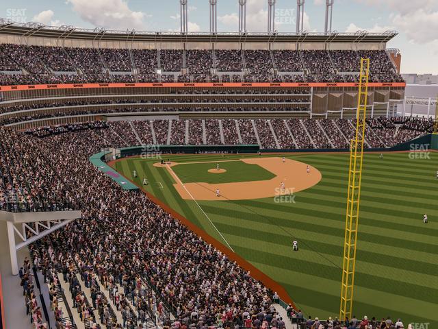 Progressive Field - Section 419 Seat View