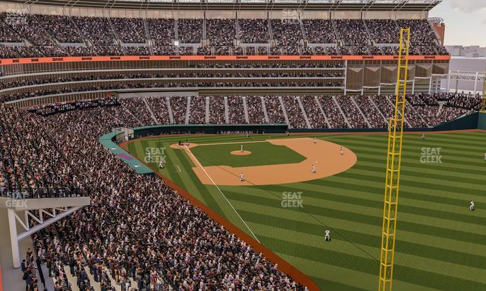 Progressive Field - Section 419 Seat View