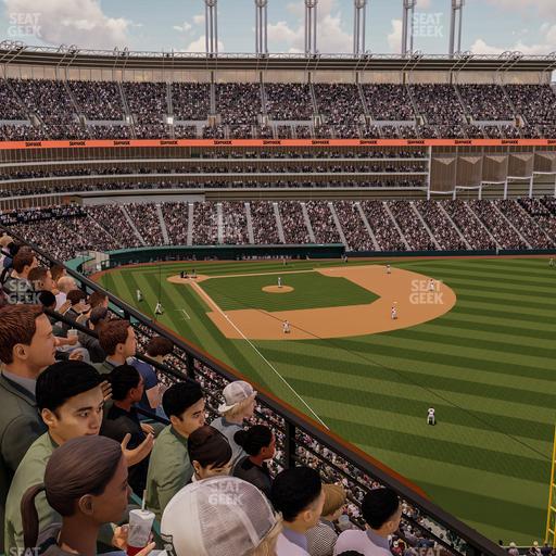 Progressive Field - Section 420 Seat View