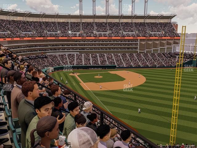 Progressive Field - Section 420 Seat View