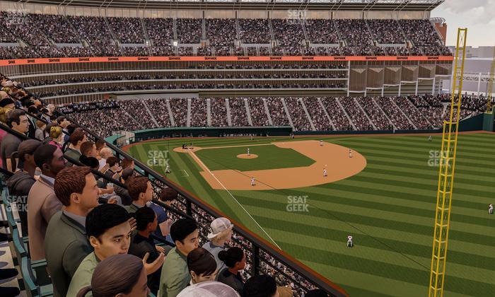 Progressive Field - Section 420 Seat View