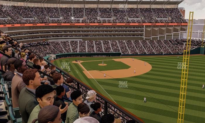 Progressive Field - Section 420 Seat View