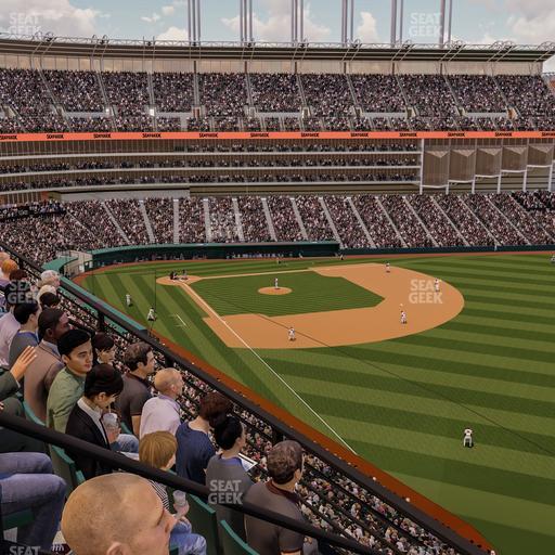 Progressive Field - Section 421 Seat View