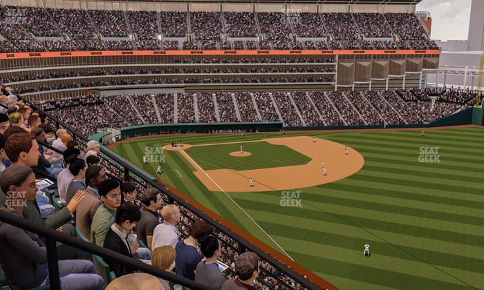 Progressive Field - Section 421 Seat View