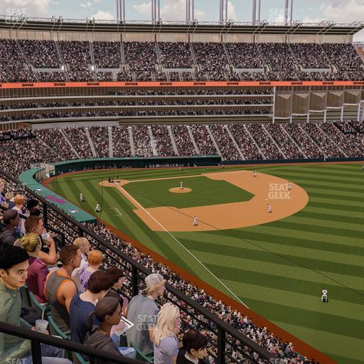 Progressive Field - Section 422 Seat View