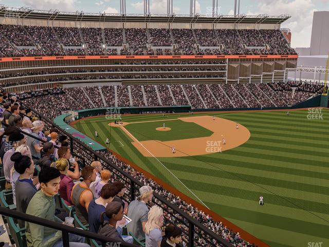 Progressive Field - Section 422 Seat View