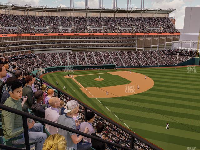 Progressive Field - Section 423 Seat View