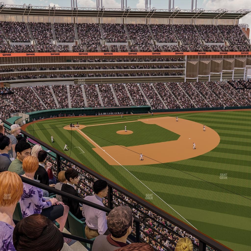 Progressive Field - Section 424 Seat View